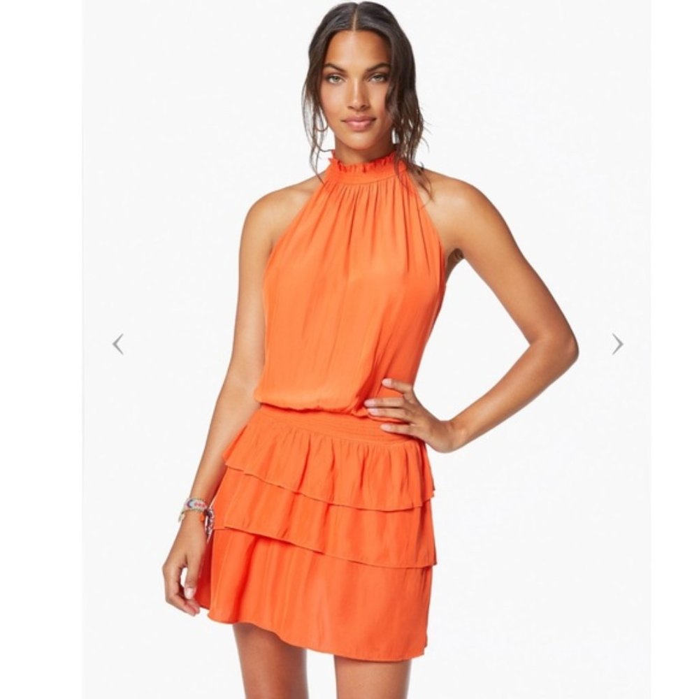 Ramy Brook Perla Dress - Size S, Sunset